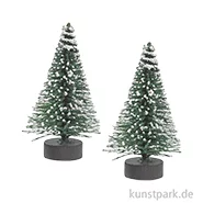 Artikelbild des Artikels “Mini-Tanne, Grün Weiß, ca. 5 cm, 2 Stück “