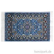 Artikelbild des Artikels “Mini Teppich, Blau, gewebt, 15 x 10 cm “