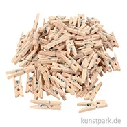 Artikelbild des Artikels “Mini-Wäscheklammern aus Holz, 25x3 mm, 100 Stück “