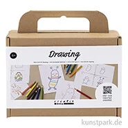 Artikelbild des Artikels “Mini Zeichenset für Kinder - Monster zeichnen lernen “