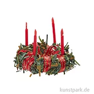 Artikelbild des Artikels “Miniatur Adventskranz, Grün Rot, 4 cm “