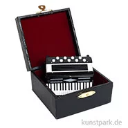 Artikelbild des Artikels “Miniatur Akkordeon mit Koffer, 8 x 9 cm “