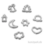 Artikelbild des Artikels “Miniatur Ausstechformen Set, Metall, 0,5 cm, 8 Stück “