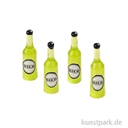 Artikelbild des Artikels “Miniatur Bierflaschen, Grün, 4 Stück, 2,5 x 0,55 cm “