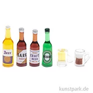 Artikelbild des Artikels “Miniatur Bierflaschen und Gläser, 6 Stück “