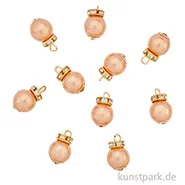 Artikelbild des Artikels “Miniatur Christbaumkugeln, Champagner, ca. 1 cm, 10 Stück “