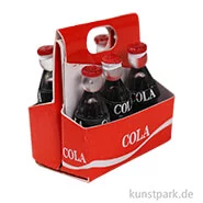 Artikelbild des Artikels “Miniatur Cola Packung mit 6 Flaschen, 2,5 x 2 x 2,8 cm “