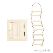 Artikelbild des Artikels “Miniatur Dachluke und Strickleiter, 9-20 cm “