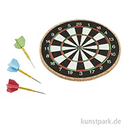 Artikelbild des Artikels “Miniatur Dartscheibe, 4-teilig, 5 cm “