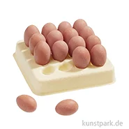 Artikelbild des Artikels “Miniatur Eier, Braun, 16 Stück, 4 x 4 cm “