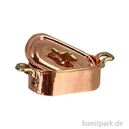 Artikelbild des Artikels “Miniatur Fischkasserolle, Kupfer, 3,5 x 2 x 1,5 cm “