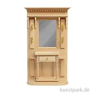 Artikelbild des Artikels “Miniatur Garderobe, Holz, 10 x 14,5 x 4 cm “