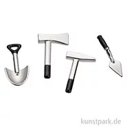 Artikelbild des Artikels “Miniatur Gartenwerkzeug Set, Metall, 2,1-2,5 cm, 4 Stück “
