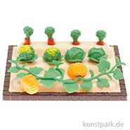 Artikelbild des Artikels “Miniatur Gemüsebeet, 10-teilig, 9 x 1,5 x 9 cm “