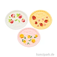 Artikelbild des Artikels “Miniatur Geschirr, bemalte Teller, 3 Stück “