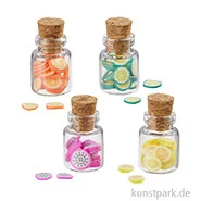Artikelbild des Artikels “Miniatur Gläser mit Früchten, 2,2 x 1,3 cm, 4 Stück “