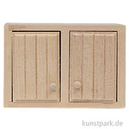 Artikelbild des Artikels “Miniatur Hängeschrank, Naturholz, 7,5 x 5 x 2,5 cm “