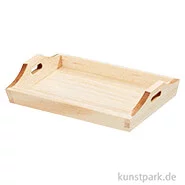 Artikelbild des Artikels “Miniatur Holz-Tablett, 6,6 x 4,4 x 1,2 cm “