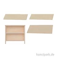Artikelbild des Artikels “Miniatur Holzbausatz - Büro Set, Tischplatte + 2 Regale + Schrank “