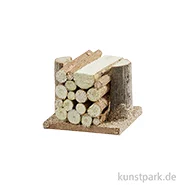 Artikelbild des Artikels “Miniatur Holzstoß, Natur, 4 cm “