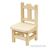 Artikelbild des Artikels “Miniatur Holzstuhl, 5,5 x 5,5 x 9 cm “