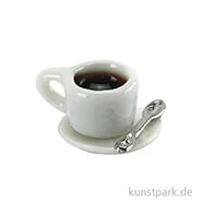 Artikelbild des Artikels “Miniatur Kaffeetasse mit Löffel 1 cm “