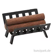 Artikelbild des Artikels “Miniatur Kaminholz-Halter, 3,2 x 2,8 x 2,2 cm “