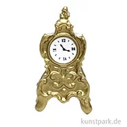 Artikelbild des Artikels “Miniatur Kaminuhr, Gold, 1,5 x 0,9 x 2,8 cm “