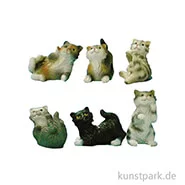 Artikelbild des Artikels “Miniatur Katzen, 3,5 cm, 6 Stück sortiert “