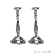 Artikelbild des Artikels “Miniatur Kerzenständer, Silber, 2,5 cm, 2 Stück “