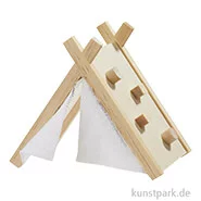 Artikelbild des Artikels “Miniatur Kletter-Zelt, Holz, 8 cm “