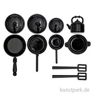 Artikelbild des Artikels “Miniatur Kochutensilien, Schwarz, 7-teilig “