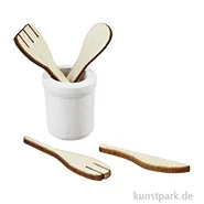 Artikelbild des Artikels “Miniatur Küchenhelfer, Holz, 3 cm, 5-teilig “