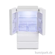 Artikelbild des Artikels “Miniatur Kühlschrank mit Beleuchtung, Weiß, 12 x 6,3 x 5,5 cm “