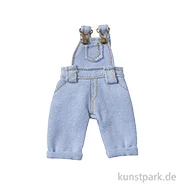 Artikelbild des Artikels “Miniatur Latzhose, Blau, Jeans, 8,5 x 4 cm “