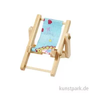 Artikelbild des Artikels “Miniatur-Liegestuhl Strandparty - Blau, 5x3,5 cm “