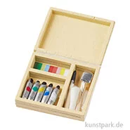 Artikelbild des Artikels “Miniatur Malkasten mit Farben, 3,5 x 3 cm “