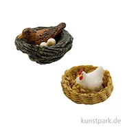 Artikelbild des Artikels “Miniatur Nester, 3,6 cm, 2 Stück sortiert “