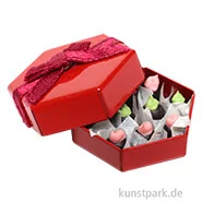 Artikelbild des Artikels “Miniatur Pralinenschachtel Rot, 2,2 x 2,6 cm “