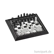 Artikelbild des Artikels “Miniatur Schachspiel mit 32 Figuren, 4,7 x 0,8 cm “
