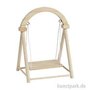 Artikelbild des Artikels “Miniatur Schaukel, Holz, Natur, 9 x 8 x 12 cm “