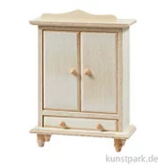 Artikelbild des Artikels “Miniatur Schrank, Holz, Natur, 7,2 x 3,1 x 10,8 cm “