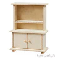 Artikelbild des Artikels “Miniatur Schrank, Holz, Natur, 8 x 3,1 x 10,1 cm “