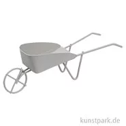 Artikelbild des Artikels “Miniatur Schubkarre, Grau, Metall, 12,5 cm “