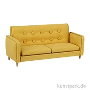 Artikelbild des Artikels “Miniatur Sofa, Ocker, 15 x 6 x 7 cm “