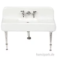 Artikelbild des Artikels “Miniatur Spüle, Porzellan Weiß, 8,5 x 11,5 x 4 cm “