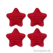 Artikelbild des Artikels “Miniatur Stoffstern, Rot, 3,5 cm, 4 Stück “