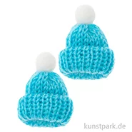 Artikelbild des Artikels “Miniatur Strickmütze Blau, 2 Stück “
