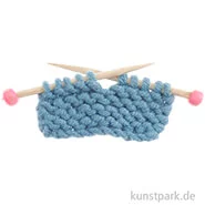 Artikelbild des Artikels “Miniatur Strickzeug, Blau, 6,5 x 0,5 x 2,5 cm “