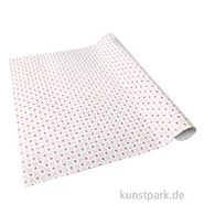 Artikelbild des Artikels “Miniatur Tapete mit Blumen, Creme Rosa, 50 x 30 cm “
